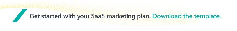 SaaS Marketing Plan Template Image Button Simple