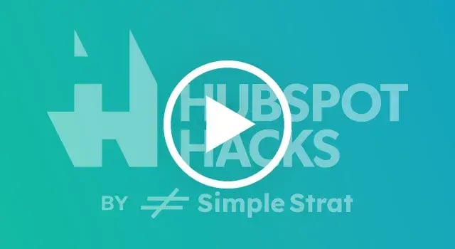 HubSpot Hacks by Simple Strat