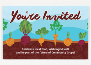 Community Crops Invitation Mailer