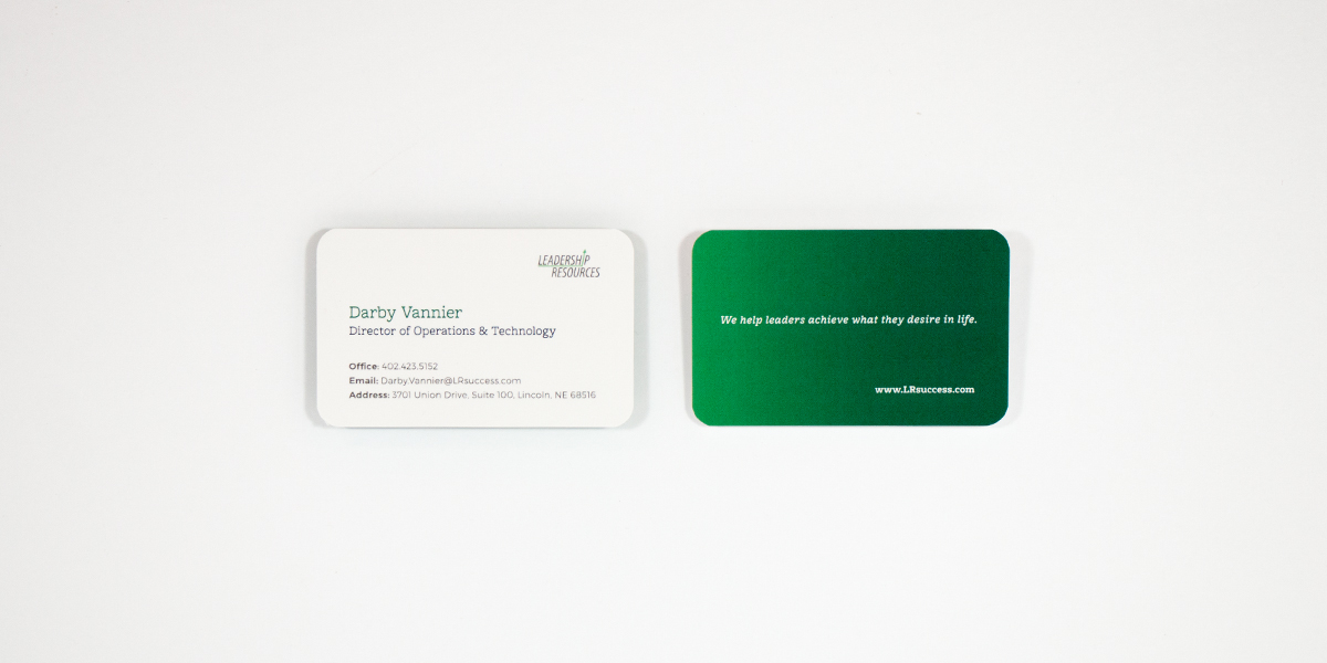 Leadership Resources Business Cards