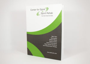 Center for Spine & Sport Rehab Folder