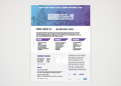 Digital Economy Conference 2018 | Event Flyer