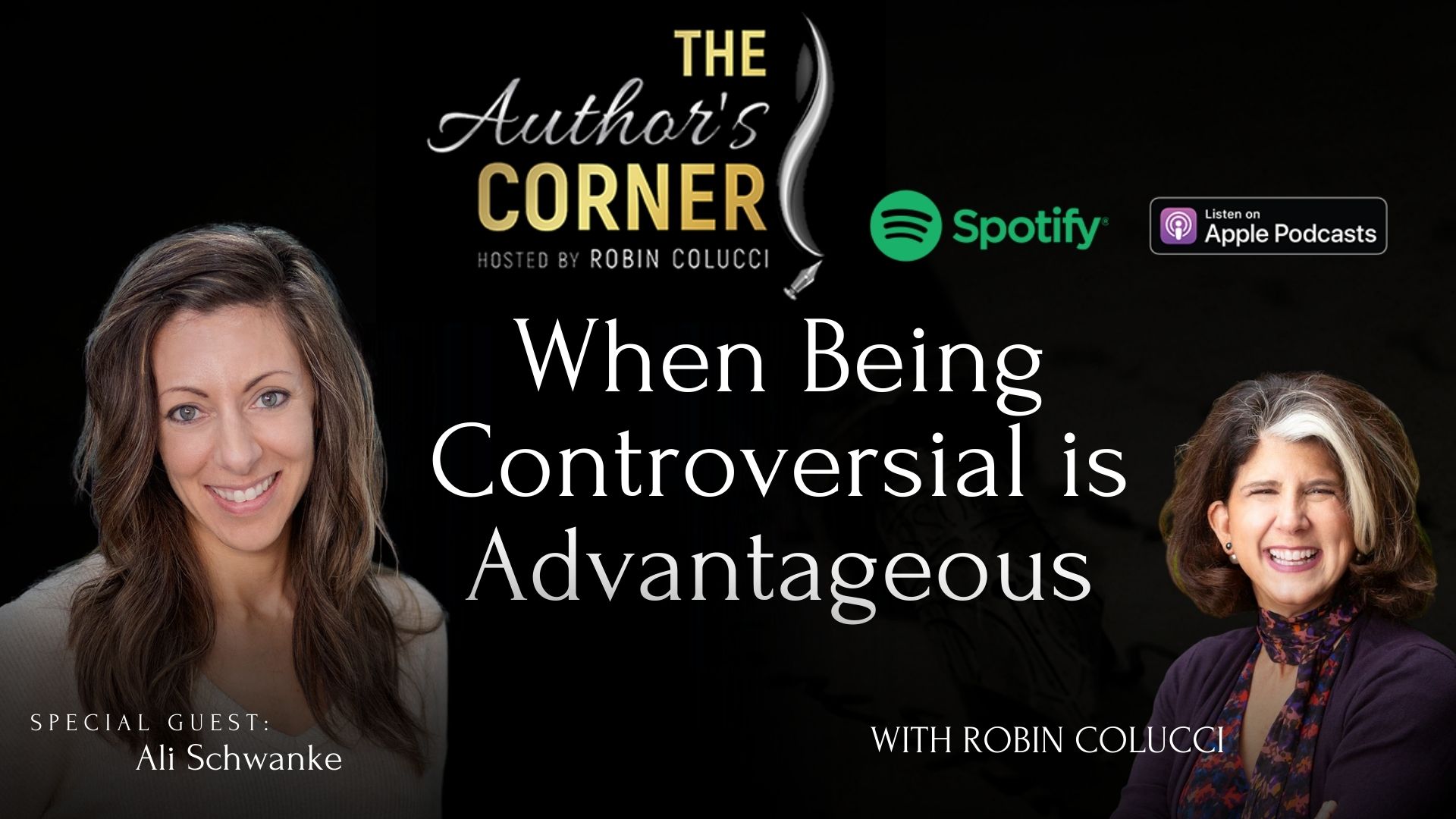 Ali Schwanke guest podcast interview on the Author's Corner